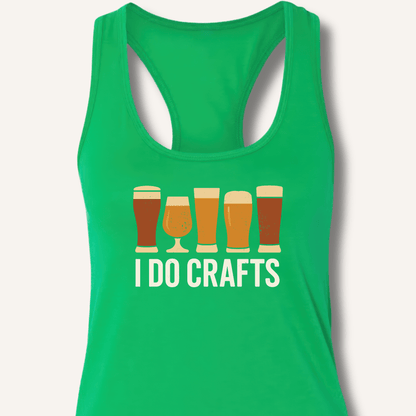 I Do Crafts Racerback Tank - Sip & Shirt