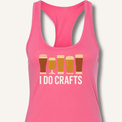 I Do Crafts Racerback Tank - Sip & Shirt
