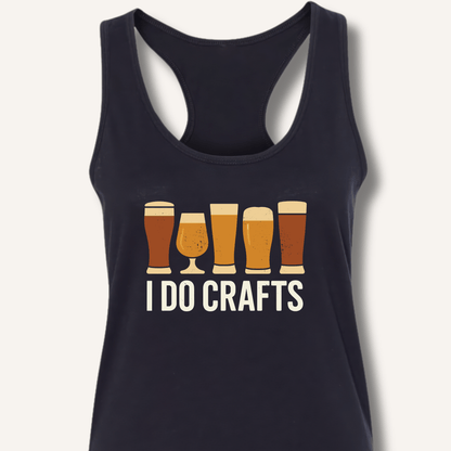 I Do Crafts Racerback Tank - Sip & Shirt