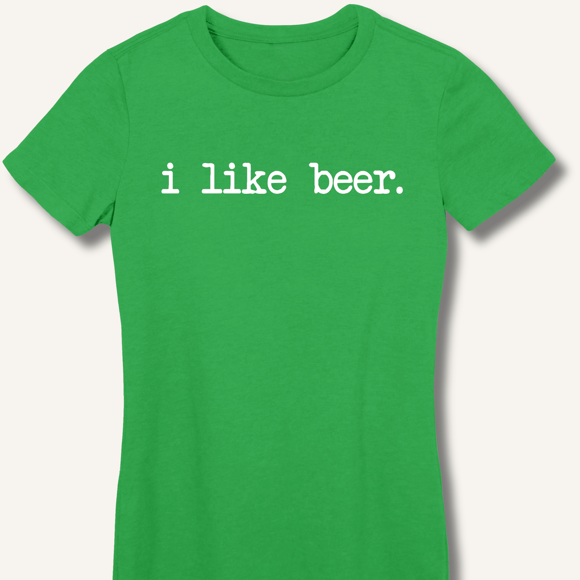 I Like Beer Fitted T-Shirt - Sip & Shirt