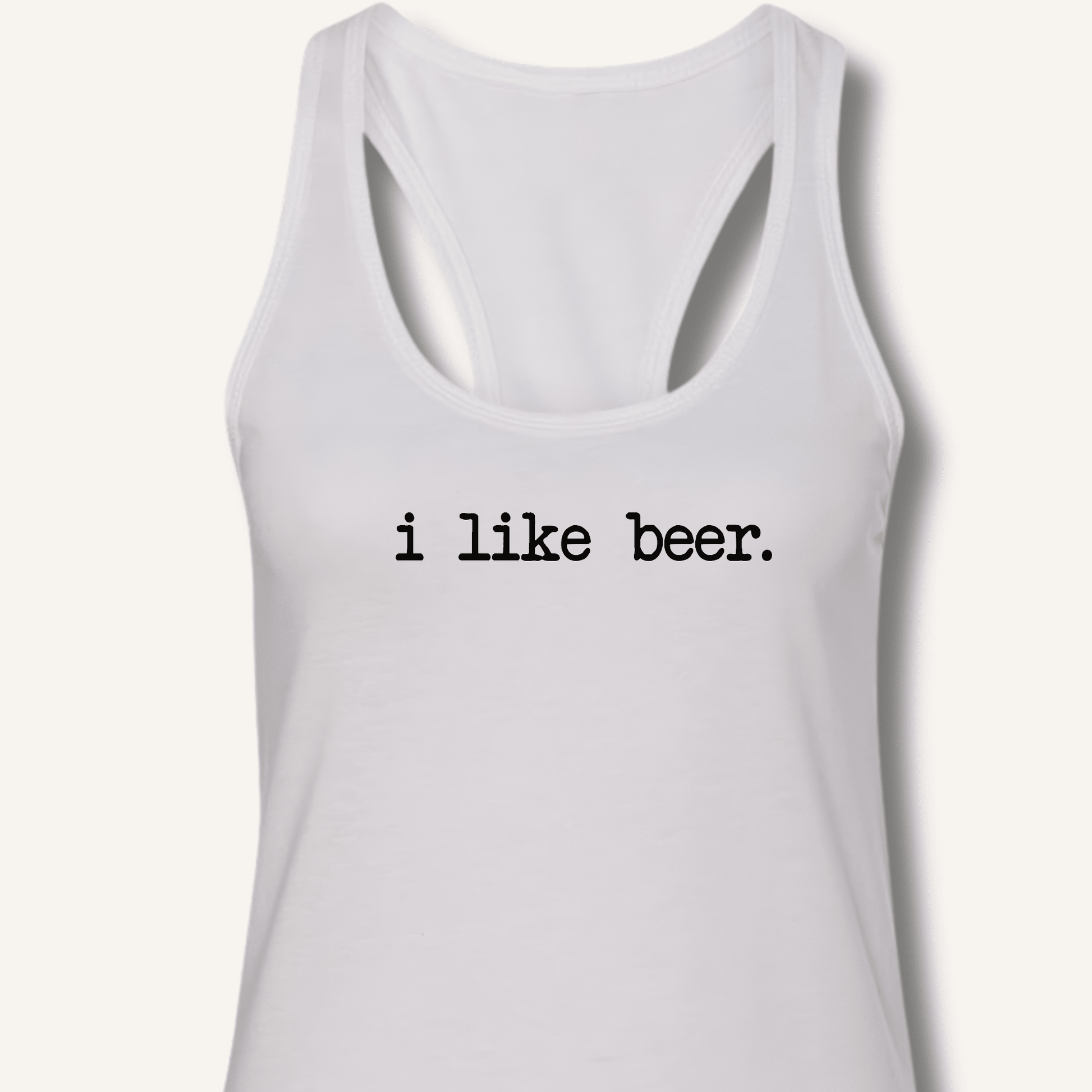 I Like Beer Racerback Tank - Sip & Shirt
