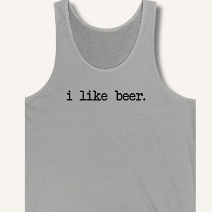 I Like Beer Tank - Sip & Shirt