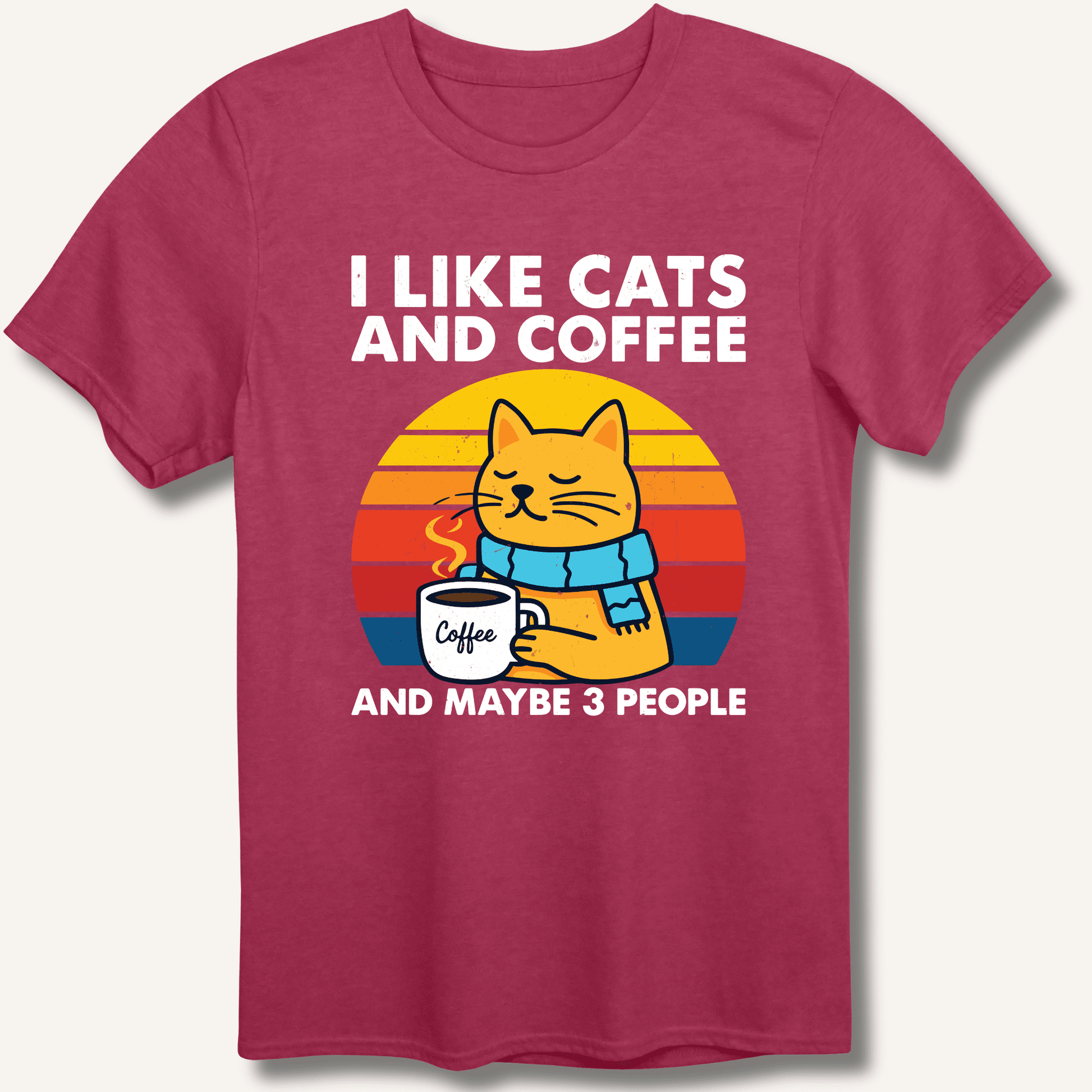 I Like Cats and Coffee T-Shirt - Sip & Shirt