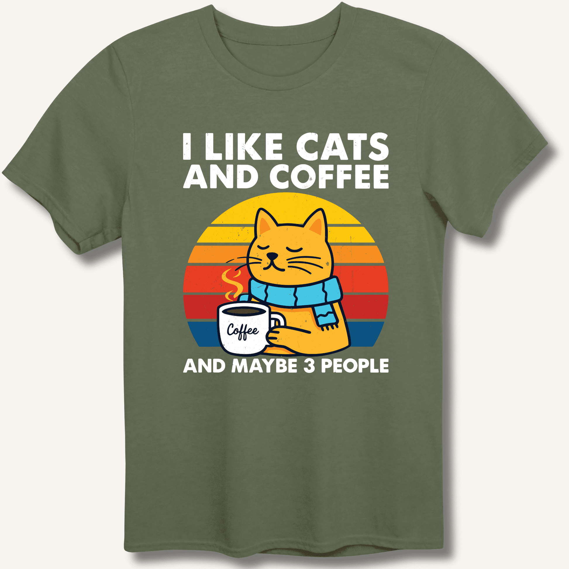 I Like Cats and Coffee T-Shirt - Sip & Shirt