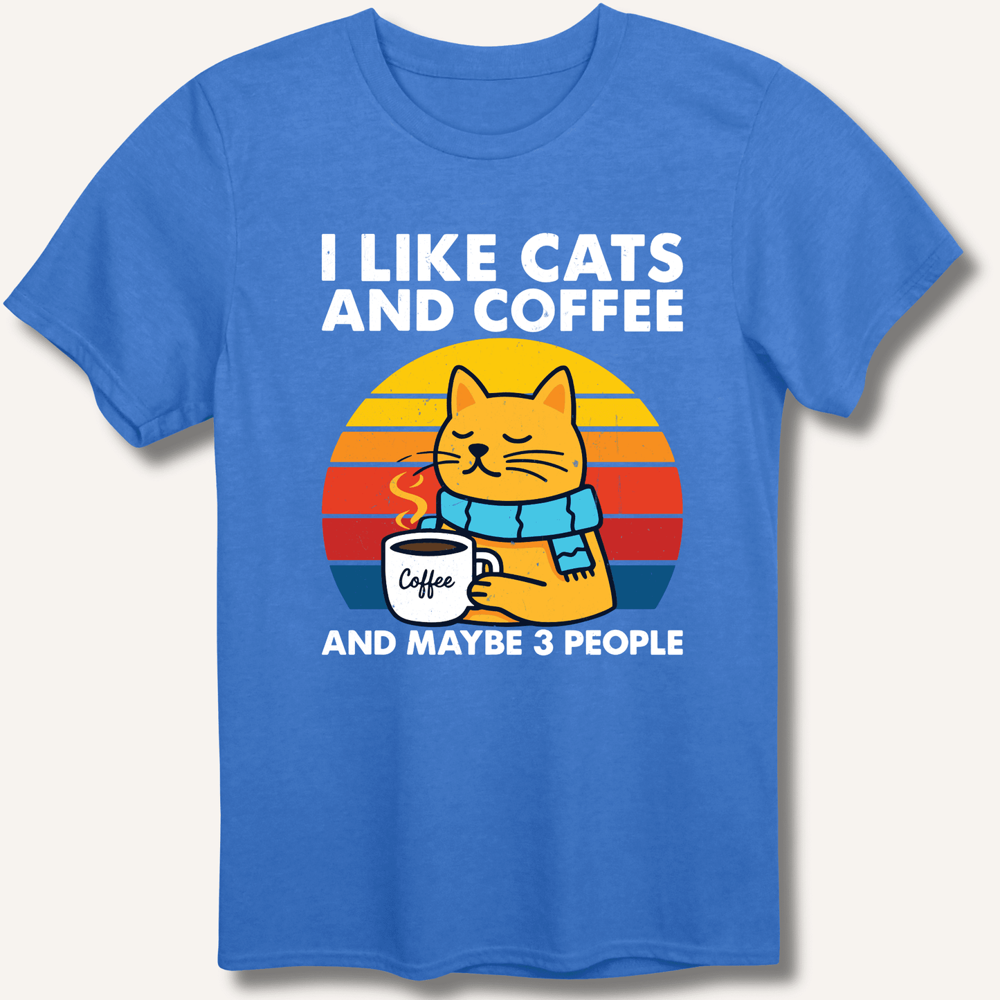 I Like Cats and Coffee T-Shirt - Sip & Shirt