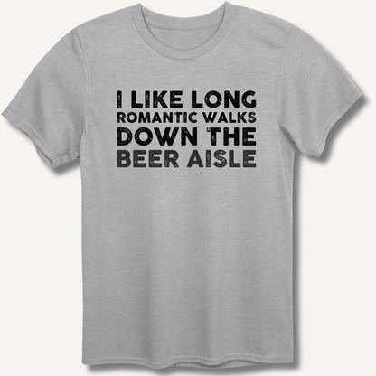 I Like Long Romantic Walks T-Shirt - Sip & Shirt