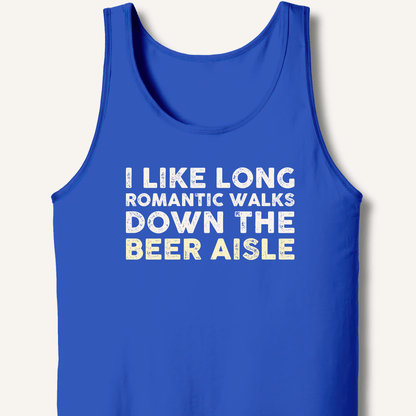 I Like Long Romantic Walks Tank - Sip & Shirt