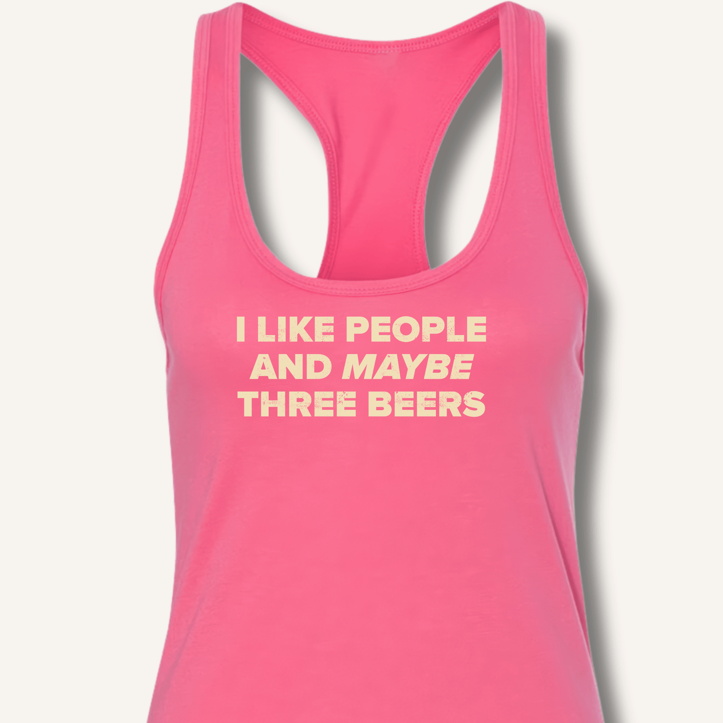 I Like People Racerback Tank - Sip & Shirt