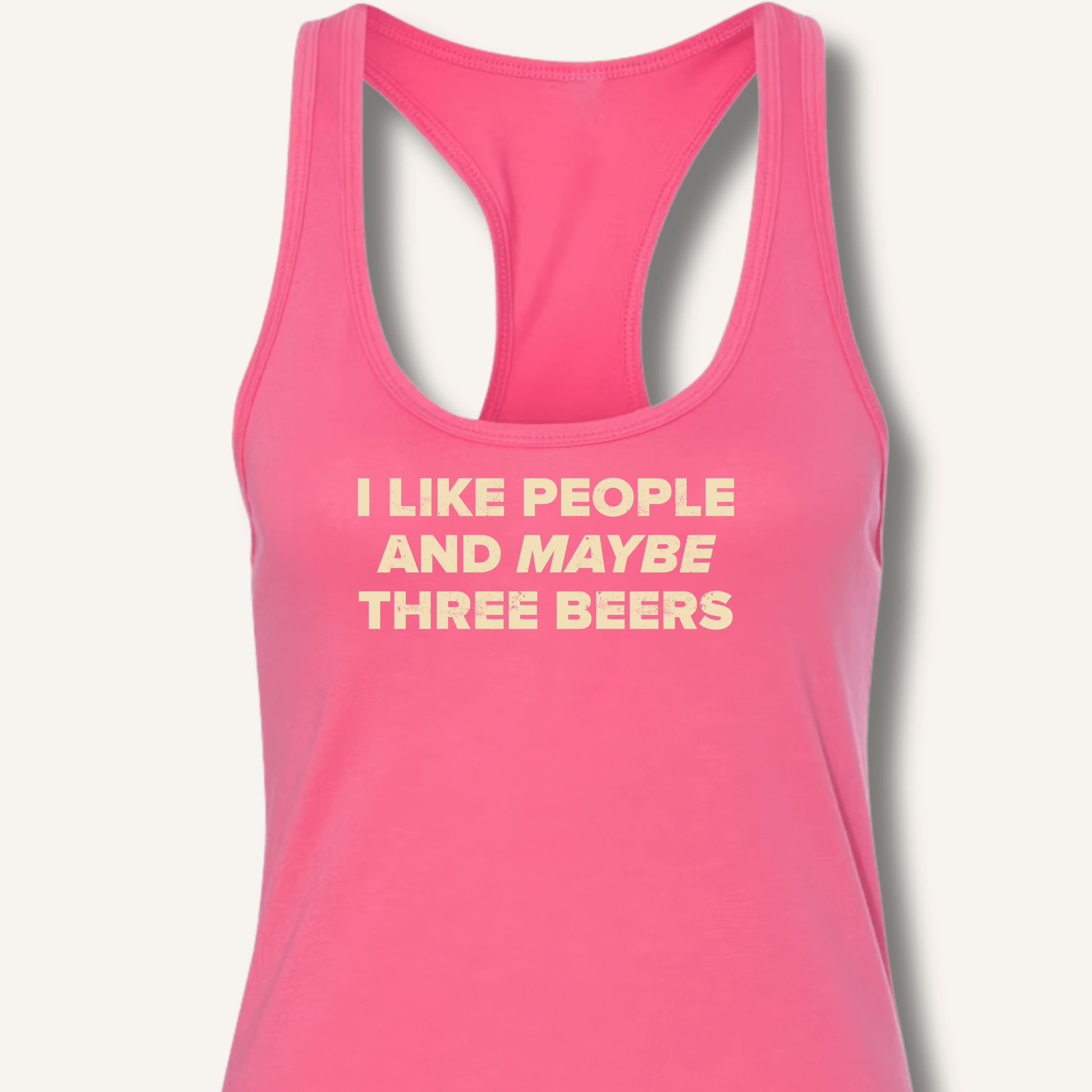 I Like People Racerback Tank - Sip & Shirt