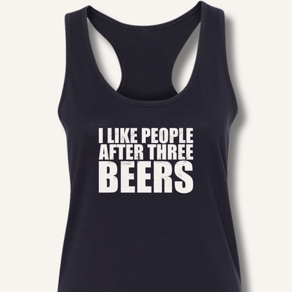 I Like People Racerback Tank - Sip & Shirt