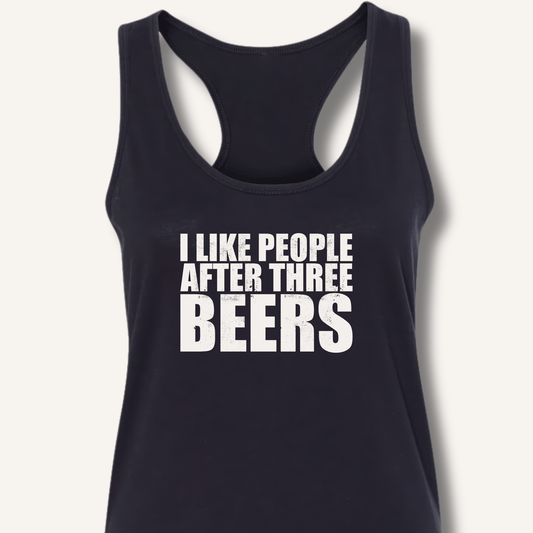 I Like People Racerback Tank - Sip & Shirt