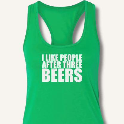 I Like People Racerback Tank - Sip & Shirt