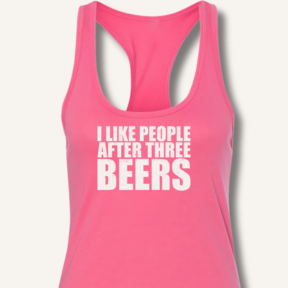 I Like People Racerback Tank - Sip & Shirt