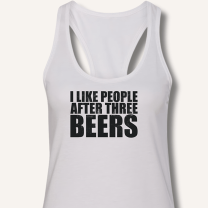 I Like People Racerback Tank - Sip & Shirt