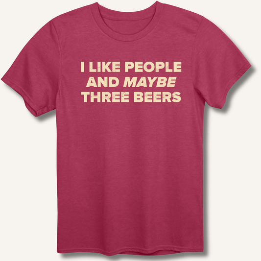I Like People T-Shirt - Sip & Shirt