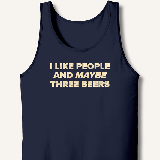 I Like People Tank - Sip & Shirt