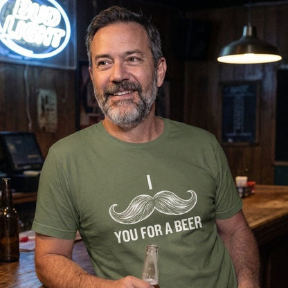 I Mustache You For A Beer T-Shirt - Sip & Shirt