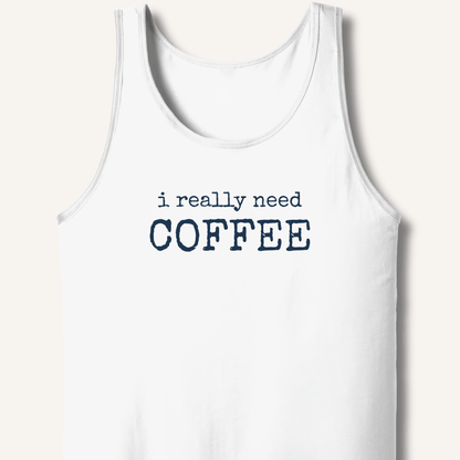 I Really Need Coffee Tank - Sip & Shirt