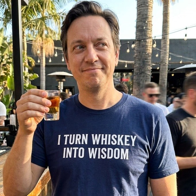I Turn Whiskey Into Wisdom T-Shirt - Sip & Shirt