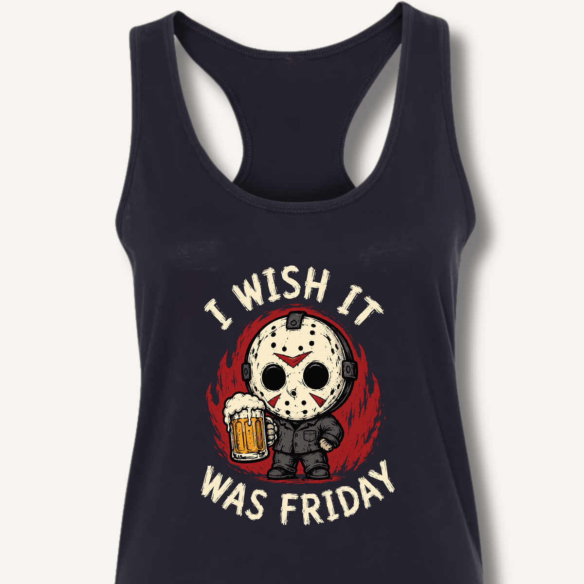 I Wish It Was Friday Racerback Tank - Sip & Shirt