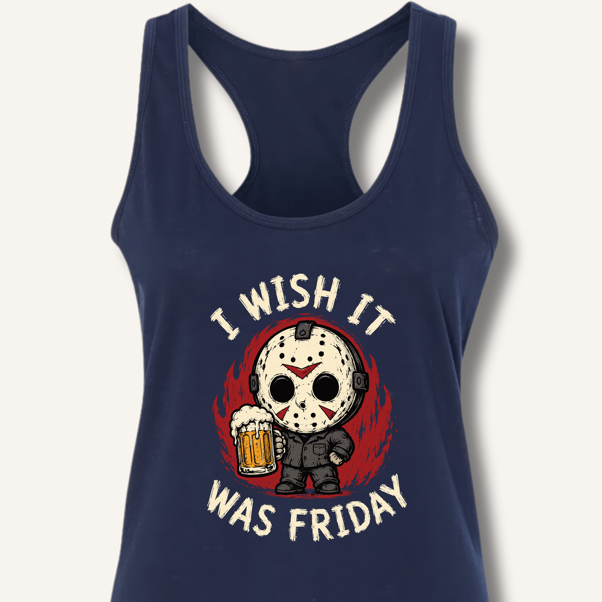 I Wish It Was Friday Racerback Tank - Sip & Shirt