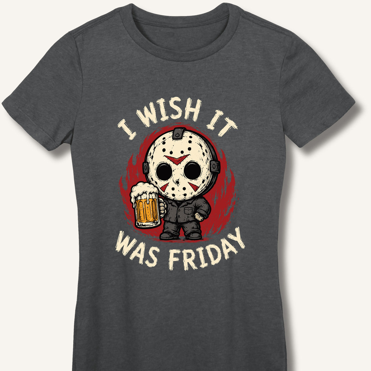 I Wish It Was Friday Women's Fitted T-Shirt - Sip & Shirt