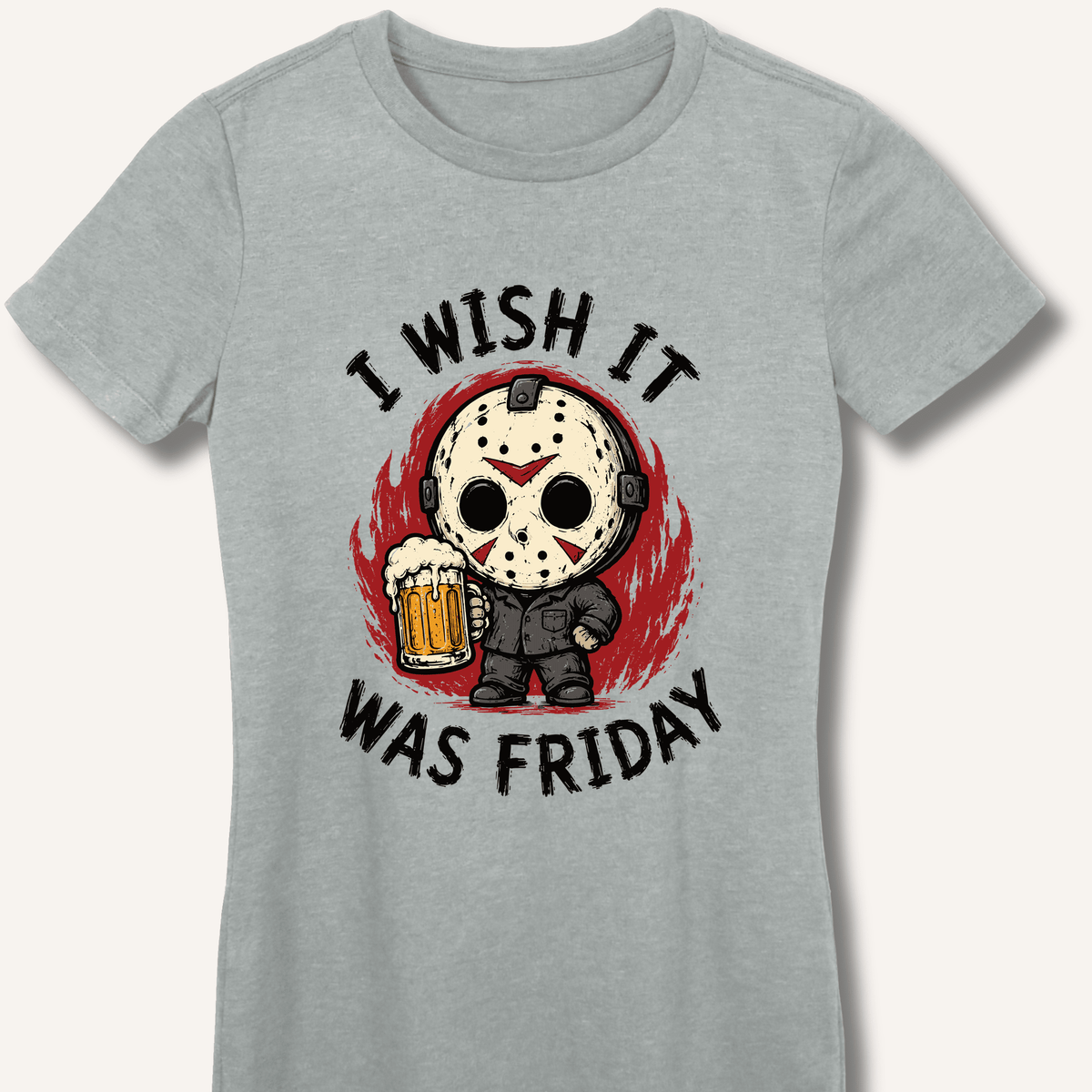 I Wish It Was Friday Women's Fitted T-Shirt - Sip & Shirt