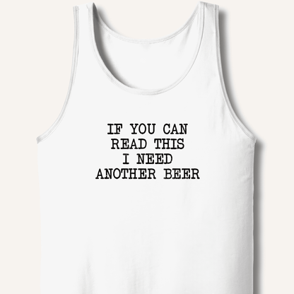 If You Can Read This Tank - Sip & Shirt
