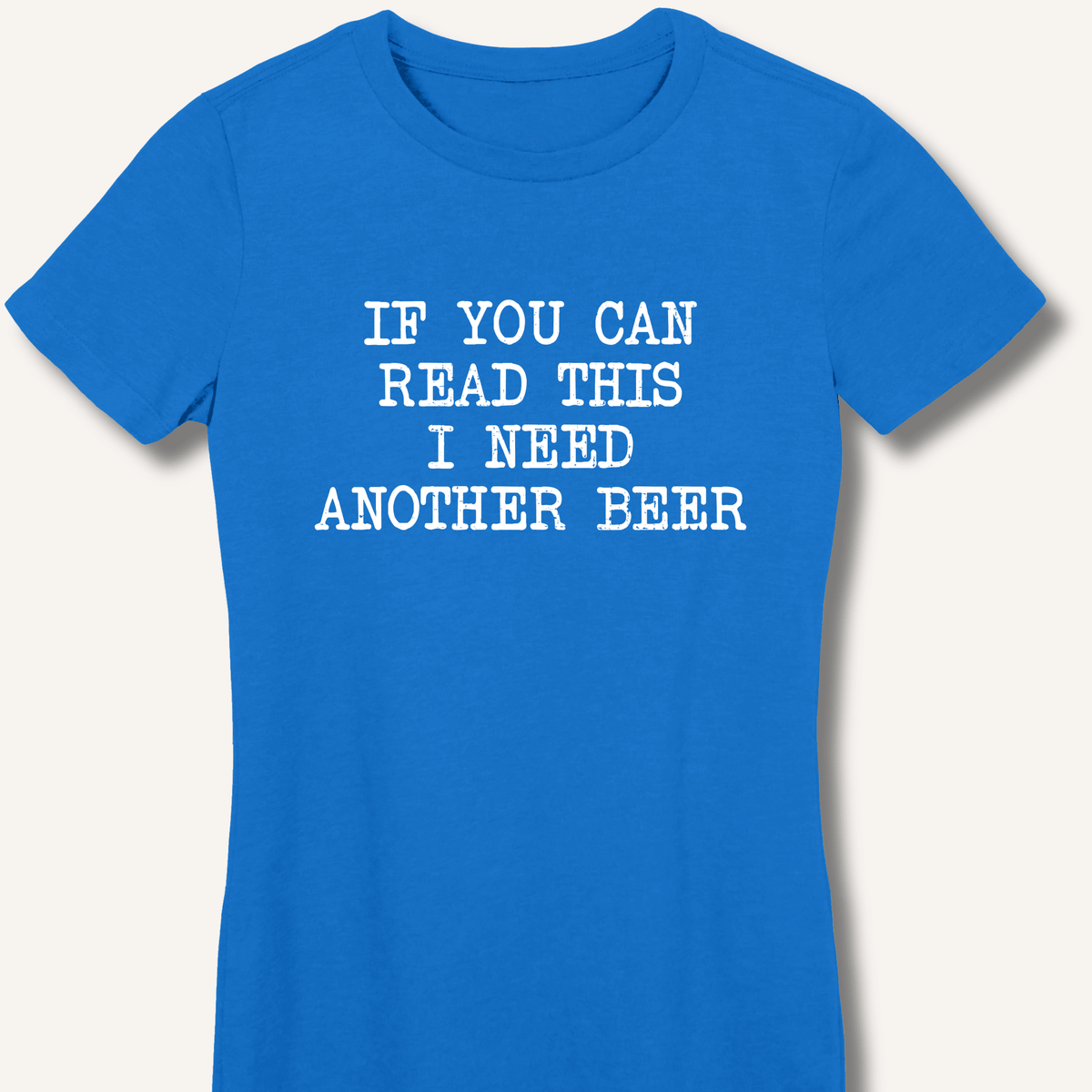 If You Can Read This Women's Fitted T-Shirt - Sip & Shirt