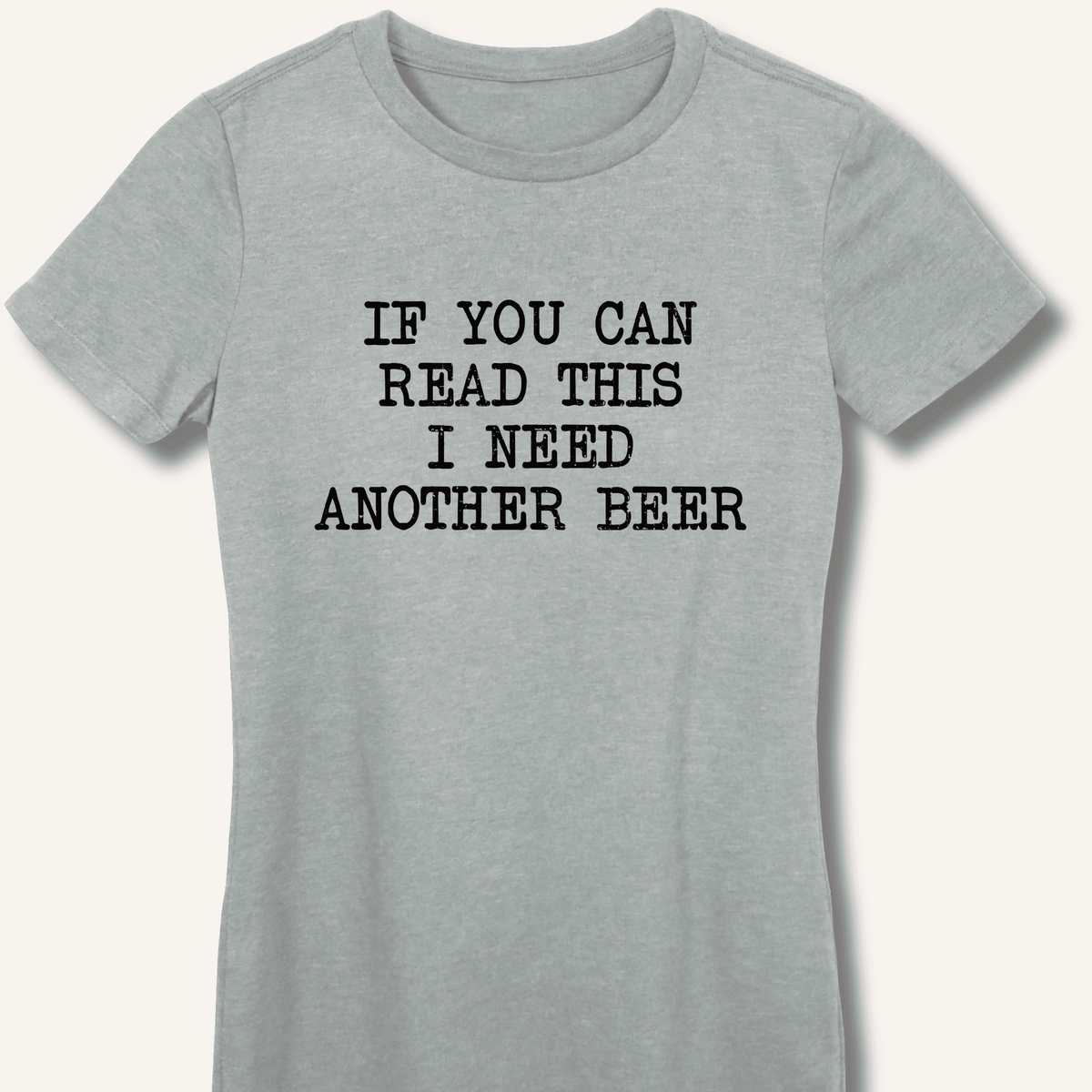 If You Can Read This Women's Fitted T-Shirt - Sip & Shirt