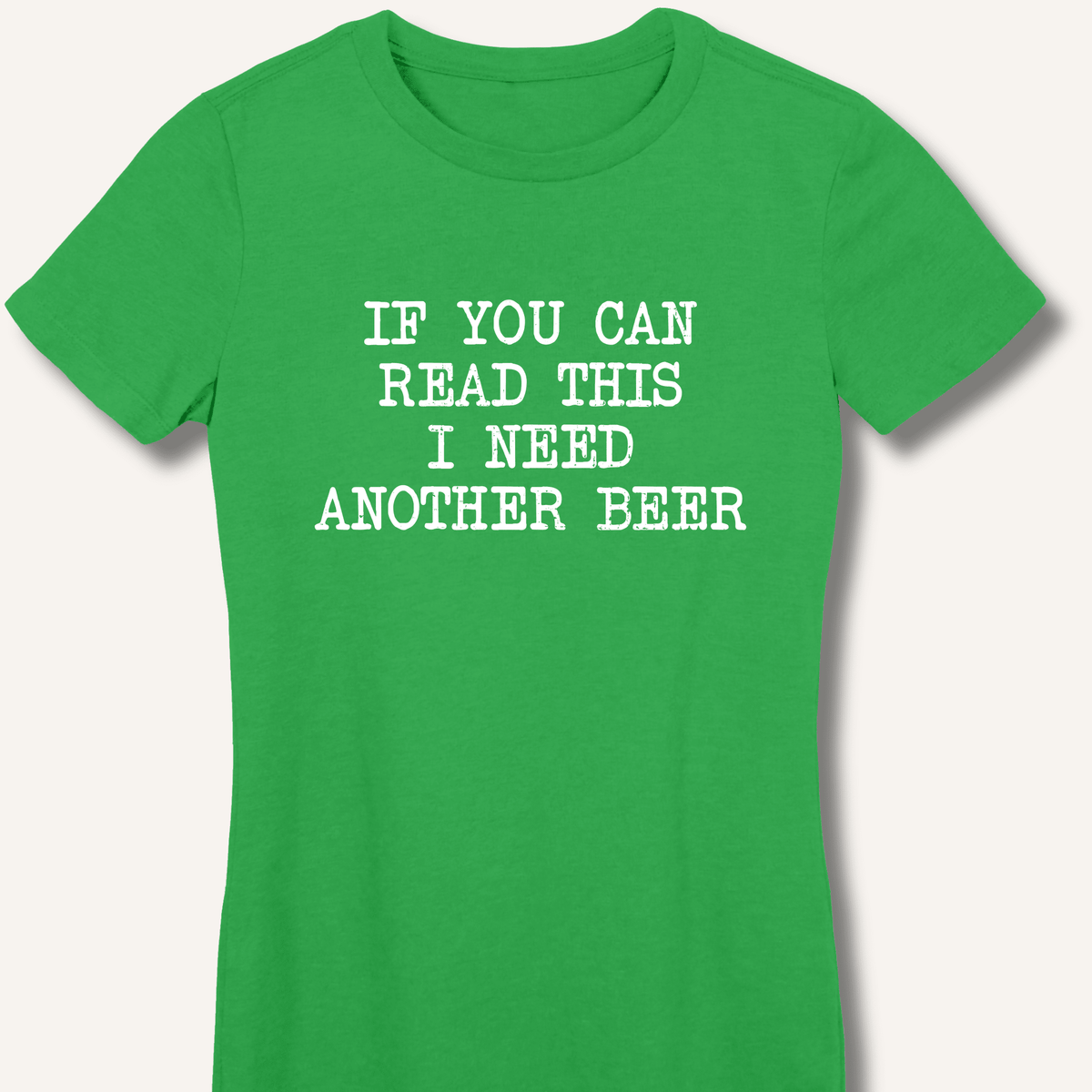 If You Can Read This Women's Fitted T-Shirt - Sip & Shirt