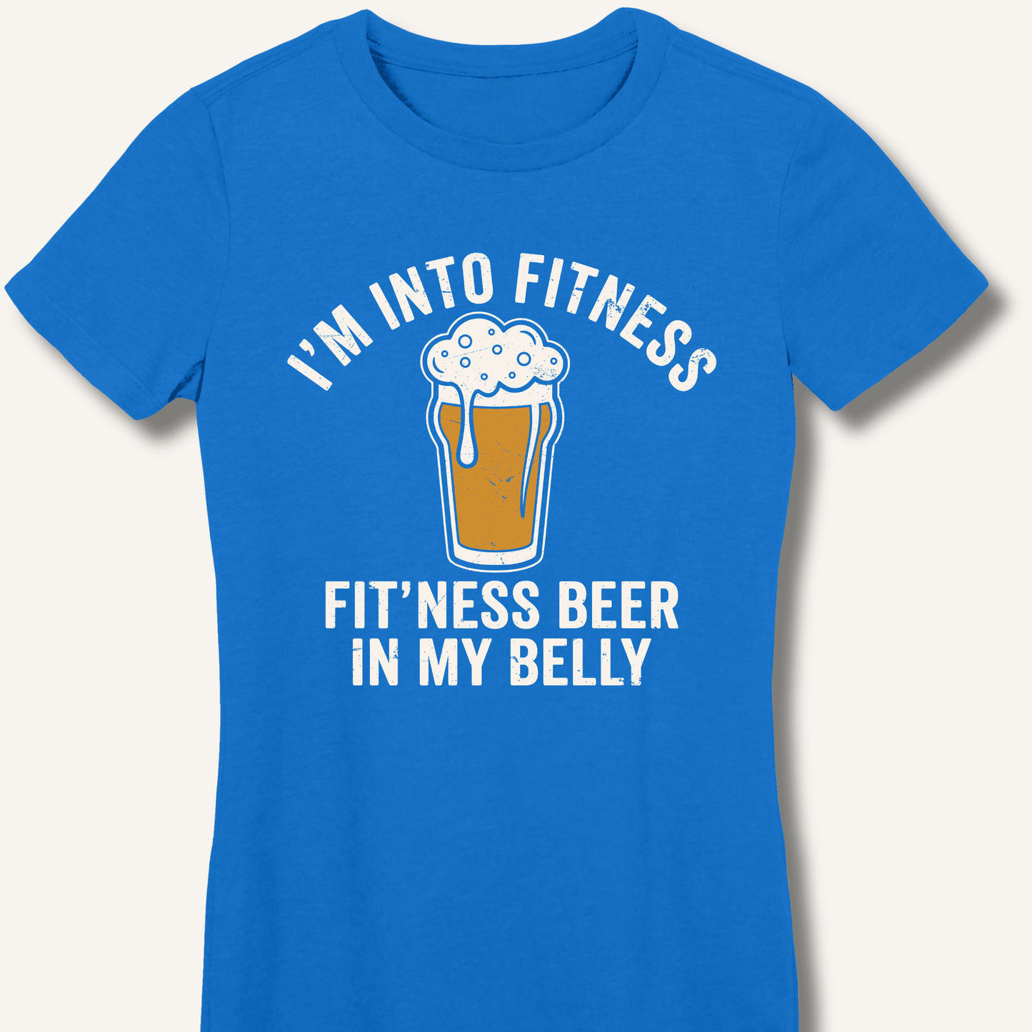 I'm Into Fitness Fitted T-Shirt - Sip & Shirt
