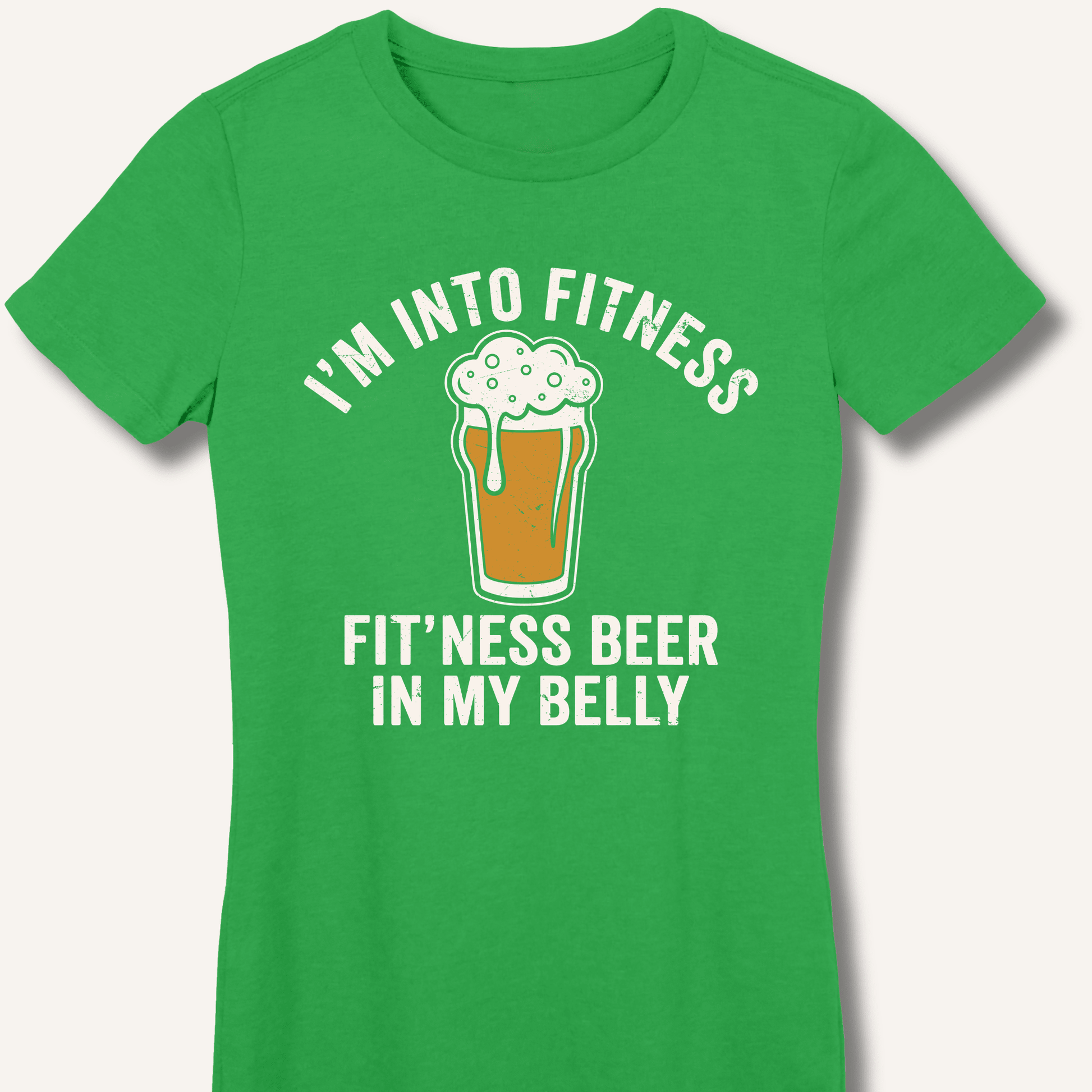 I'm Into Fitness Fitted T-Shirt - Sip & Shirt