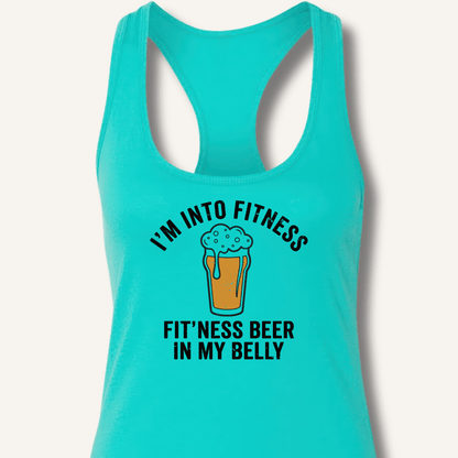 I'm Into Fitness Racerback Tank - Sip & Shirt