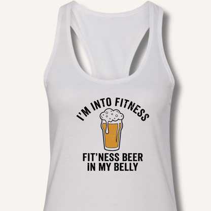I'm Into Fitness Racerback Tank - Sip & Shirt