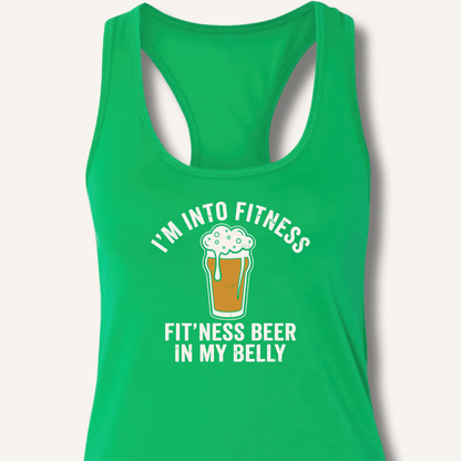 I'm Into Fitness Racerback Tank - Sip & Shirt