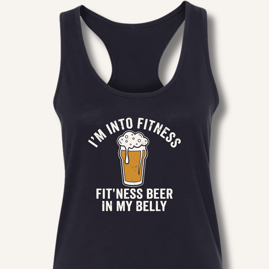 I'm Into Fitness Racerback Tank - Sip & Shirt