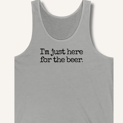 I'm Just Here for the Beer Tank - Sip & Shirt
