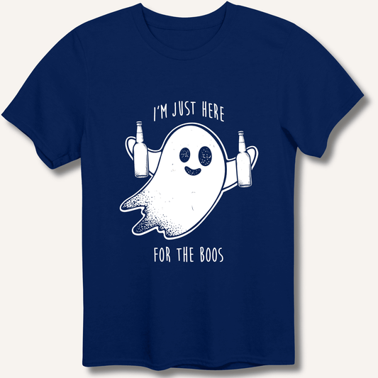 I'm Just Here For The Boos T-Shirt - Sip & Shirt