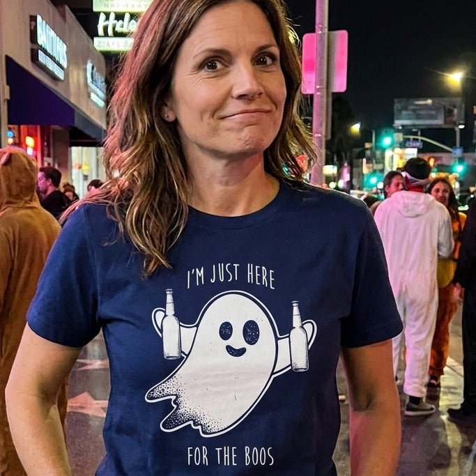 I'm Just Here For The Boos T-Shirt - Sip & Shirt