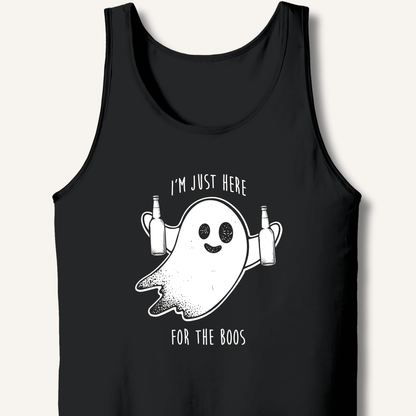 I'm Just Here For The Boos Tank - Sip & Shirt