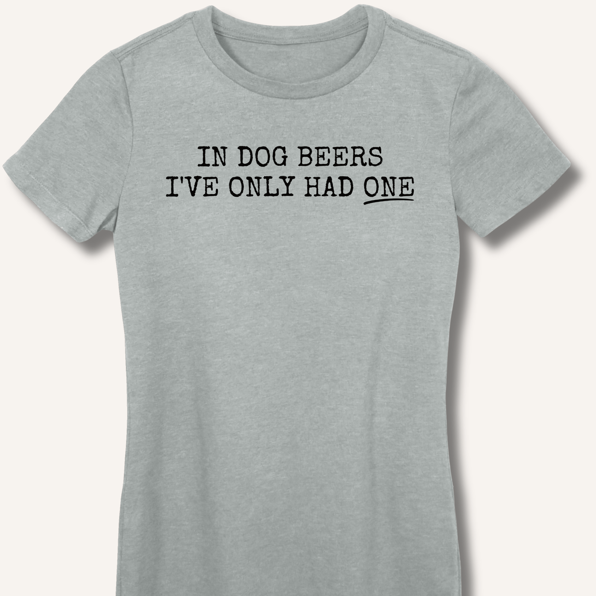In Dog Beers Fitted T-Shirt - Sip & Shirt