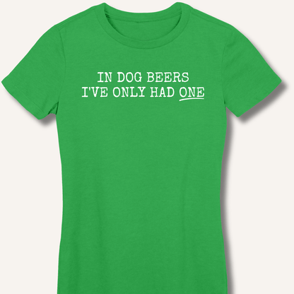 In Dog Beers Fitted T-Shirt - Sip & Shirt