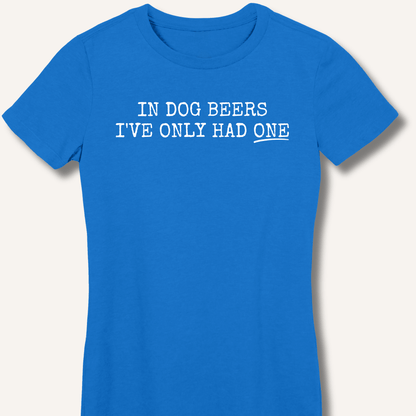 In Dog Beers Fitted T-Shirt - Sip & Shirt
