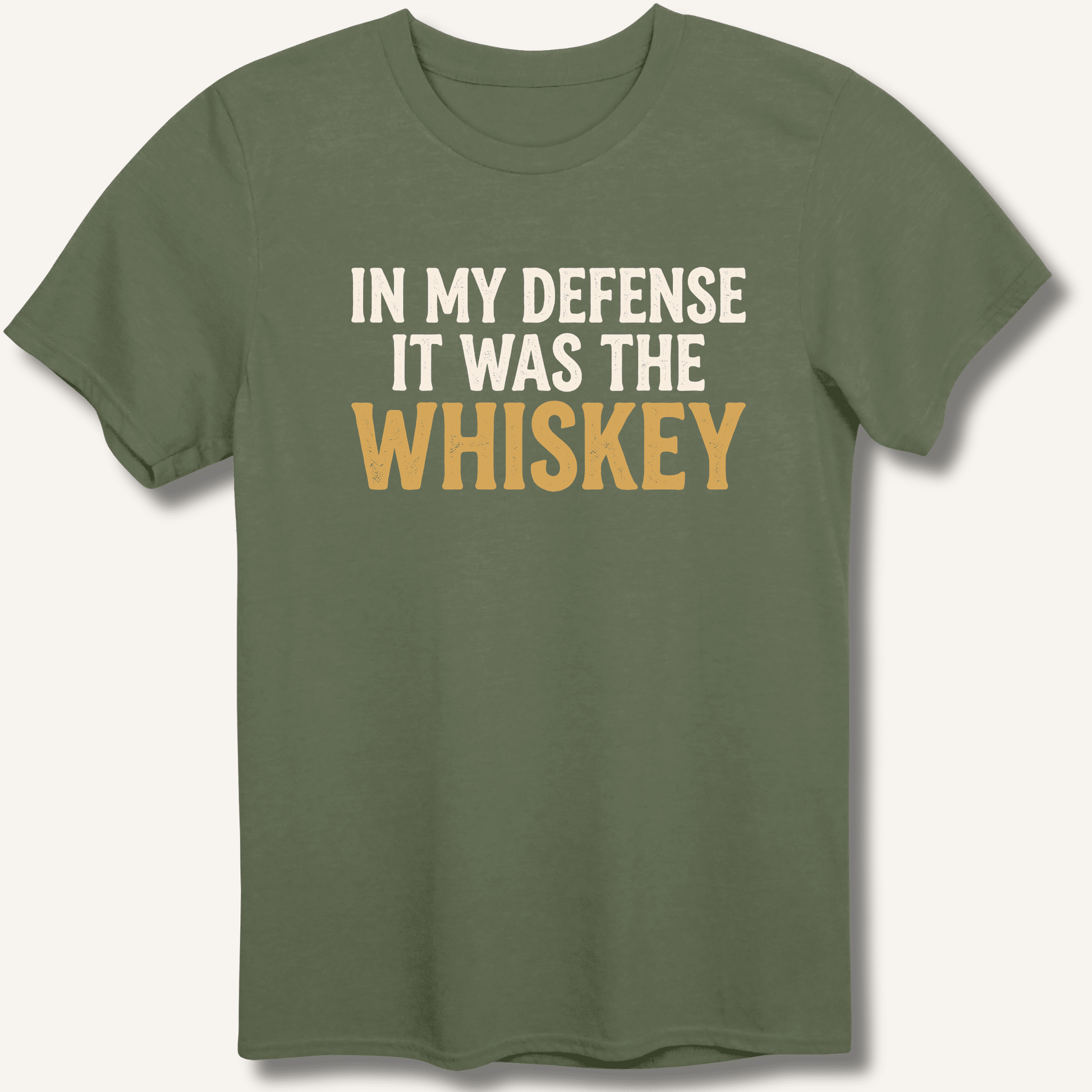 In My Defense It Was The Whiskey T-Shirt - Sip & Shirt