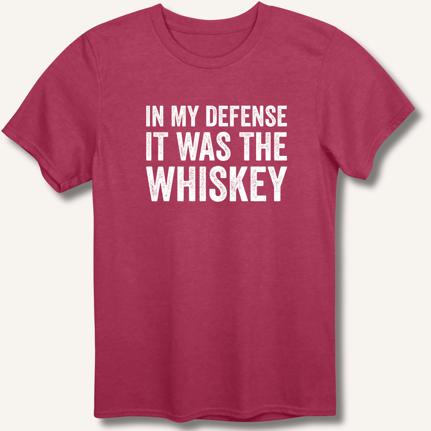 In My Defense It Was The Whiskey T-Shirt - Sip & Shirt