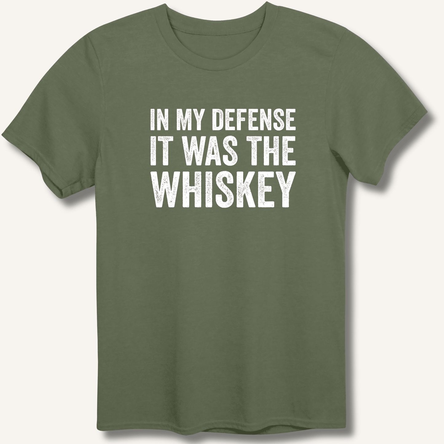 In My Defense It Was The Whiskey T-Shirt - Sip & Shirt