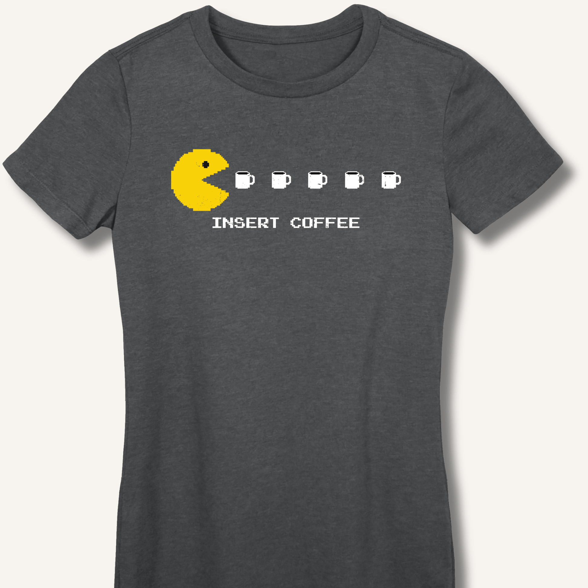 Insert Coffee Fitted T-Shirt - Sip & Shirt