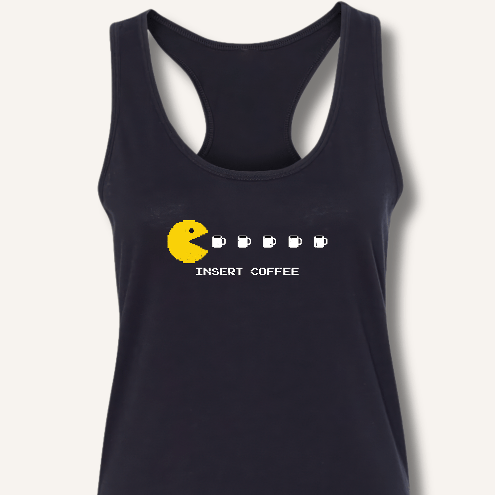 Insert Coffee Racerback Tank - Sip & Shirt