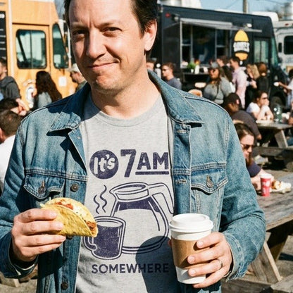 It's 7AM Somewhere T-Shirt - Sip & Shirt